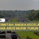 Angka Kecelakaan Selama Arus Mudik Turun Drastis