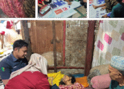 Polres Jeneponto Sambangi Pasutri Lansia Terbaring Sakit