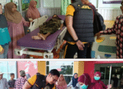 Reaksi Cepat, Tim Dokkes Polres Jeneponto Rujuk Pasutri Lansia Yang Sakit