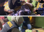 Tak Punya Biaya Berobat, Tim Dokkes Polres Jeneponto Kunjungi Nenek Lansia Yang Lama Sakit Sekaligus Serahkan Bantuan