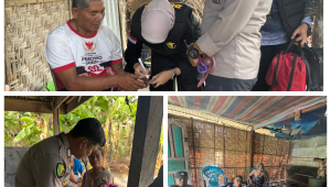 Usai Rumah Nenek Lansia Direnovasi, Dokkes Polres Kembali Berikan Pelayanan Gratis & Serahkan Bantuan