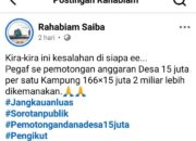 FAMI Desak Usut Tuntas Dugaan Pemotongan Dana Kampung Rp 2,49 Miliar di Pegunungan Arfak