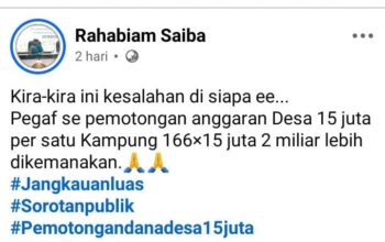 FAMI Desak Usut Tuntas Dugaan Pemotongan Dana Kampung Rp 2,49 Miliar di Pegunungan Arfak