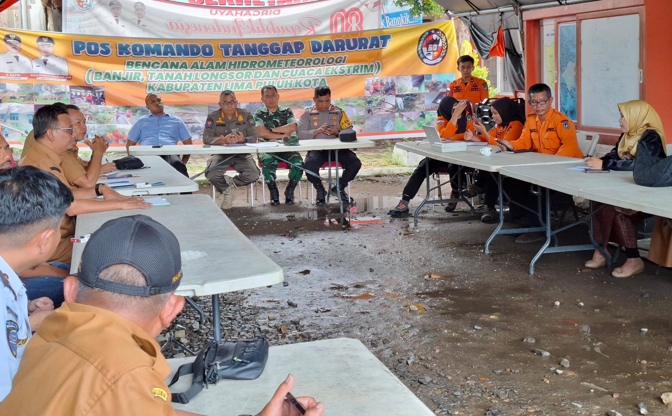 Pemkab Limapuluh Kota Gelar Rapat Evaluasi Lintas Sektoral Penanganan Darurat Bencana Alam