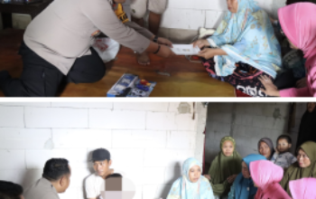 Nasib Penderita Tumor Mata, Kapolres AKBP Haryo Basuki Biayai Pengobatan Balita