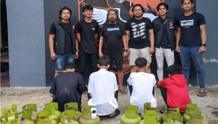 Responsif Laporan Warga, Resmob Polres Jeneponto Amankan 4 Remaja Spesialis Rumah Kosong