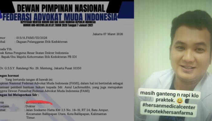 Heboh! Oknum Dokter Diduga Rayu Istri Orang Lewat WhatsApp, FAMI Resmi Laporkan ke PB IDI