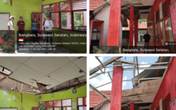 Tinjau Gedung Sekolah di Bangkala, Kadis Alamsyah:Insya Allah Tahun Ini di Kerjakan