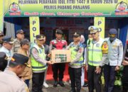 Kapolres Padang Panjang Terima Kunjungan Kapolda Sumbar di Pos Pam Lembah Anai