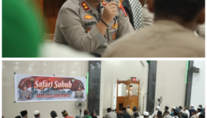 Program Safari Subuh, Kapolres Jeneponto Ajak Warga Aktifkan Siskamling dan Tingkatkan Pengawasan Terhadap Anak.