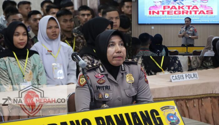 Polres Padang Panjang Teken Pakta Integritas Penerimaan Polri 2026, Tegaskan Komitmen Seleksi Bersih