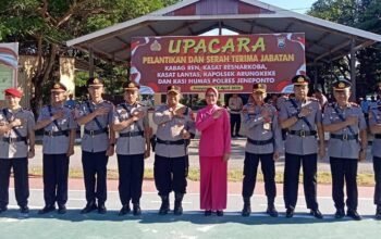 Sejumlah Perwira Polres Jeneponto Bergeser, AKBP Haryo Basuki Pimpin Sertijab