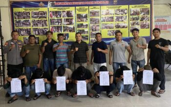 Kompak Ngeroyok, 7 Pemuda Berakhir di Sel Tahanan
