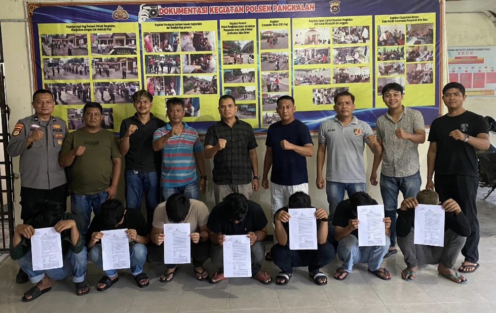 Kompak Ngeroyok, 7 Pemuda Berakhir di Sel Tahanan